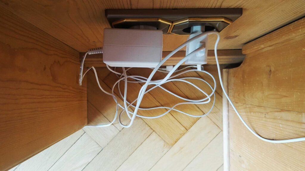 Finding a Cord in jumbled up pile s Difficult.